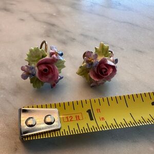 Floral Ceramic Earrings
